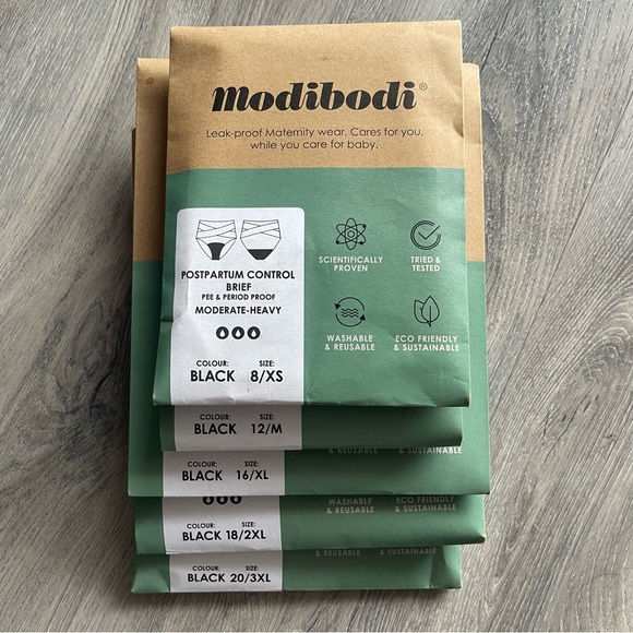 Modibodi Postpartum Control Brief - Picture 2 of 3